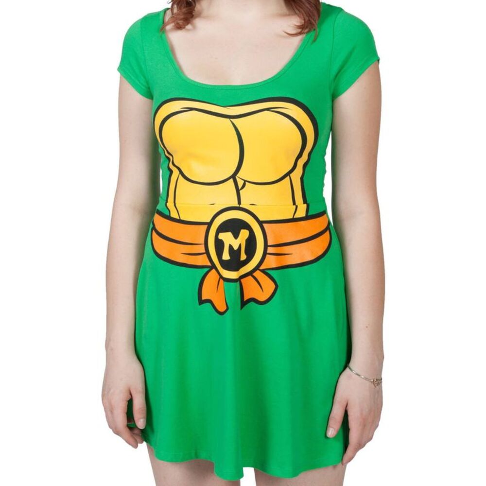 Teenage Mutant Ninja Turtles I Am Michelangelo Women's Skater Dress